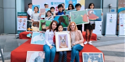 It all started with a ‘Happy Dog’ painting: Inspiration from children in China